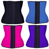 9pcs Steel Bone Waist Shaper Corset Waist Trainer Latex Shapewear Corset Women Waist Cincher Slimming Belt Hot Body Shaper Belt